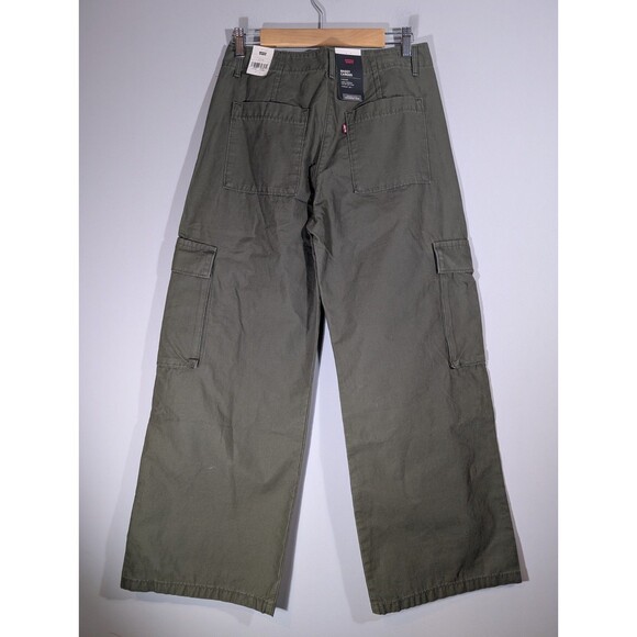 NWT Levi's '94 Baggy Cargo Straight Leg Pants Womens Sz 27 Grunge Skater Y2K - Picture 2 of 12